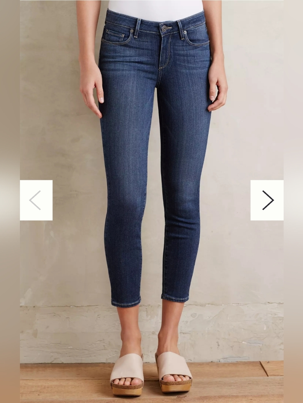 Paige Verdugo Cropped Jeans, Size 28